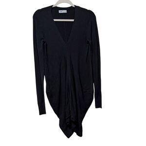 Meily mood in Italy cashmere blend knit long line sweater tunic basic everyday